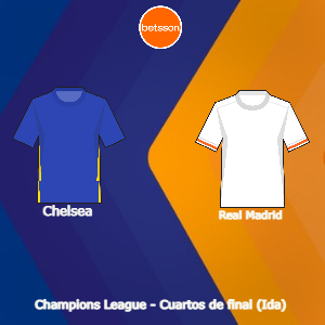 Betsson Ecuador: Chelsea vs Real Madrid (6 de abril) | Pronósticos para Champions League