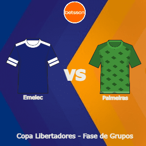 Betsson Ecuador: Emelec vs Palmeiras (27 Abril) | Pronósticos para la Copa Libertadores