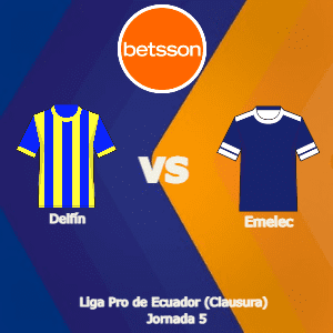 Betsson Ecuador: Delfín vs Emelec (06 Agosto) | Pronósticos para la Liga Pro Primera A