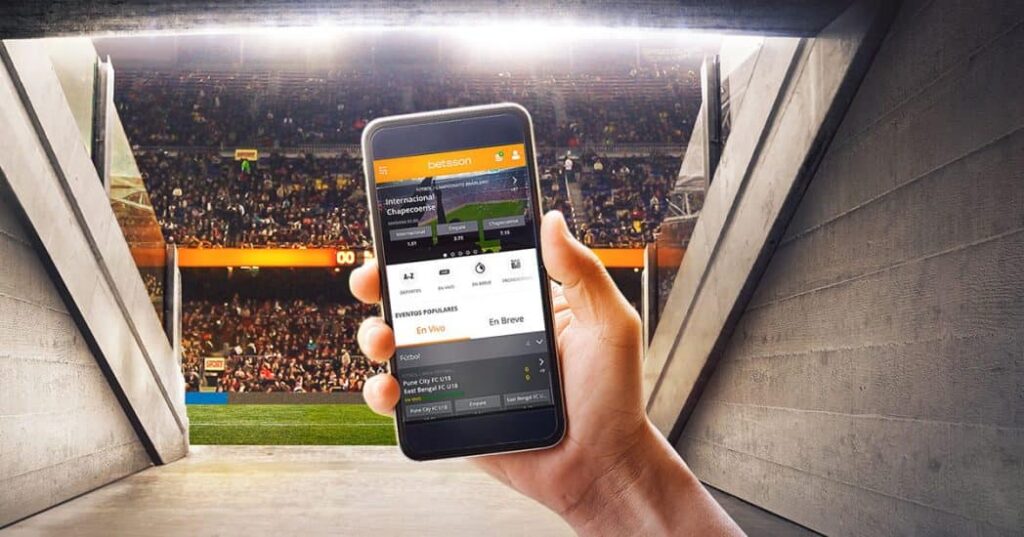 Ver fútbol en vivo en la Betsson App