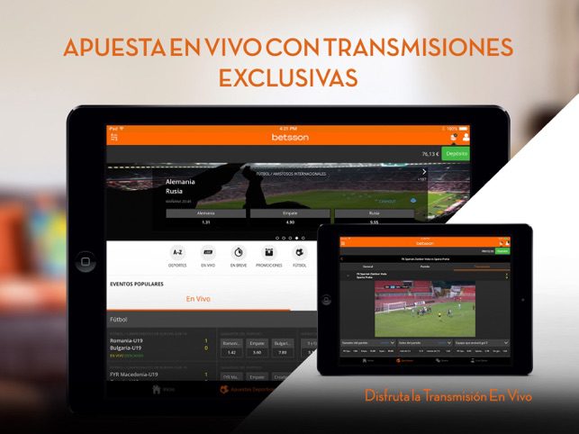 Descarga Betsson App