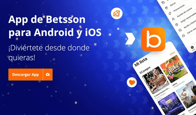 app de Betsson para ios y android