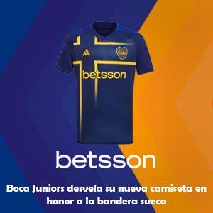 Boca Juniors desvela su nueva camiseta en honor a la bandera sueca